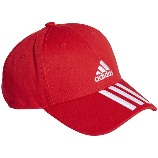 Czerwona czapka dziecięca Adidas z napisem 