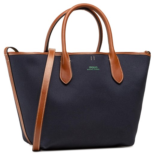 Shopper bag Polo Ralph Lauren matowa do ręki duża 
