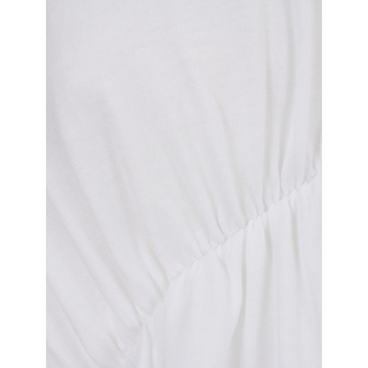 Biała bluzka damska Liviana Conti z okrągłym dekoltem casual 