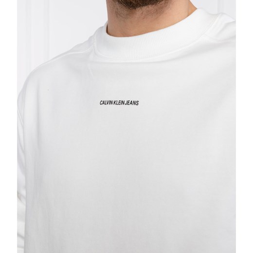 Bluza męska Calvin Klein biała casual 