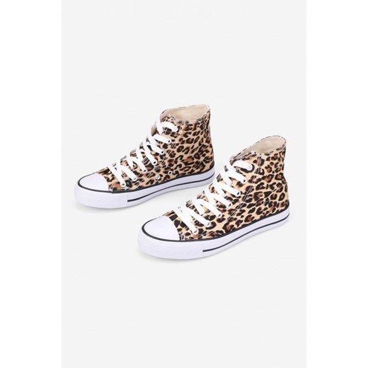 Trampki leopardo-23 Cecilio Yourshoes 36 YourShoes