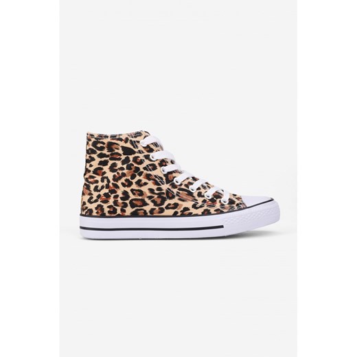 Trampki leopardo-23 Cecilio Yourshoes 37 YourShoes