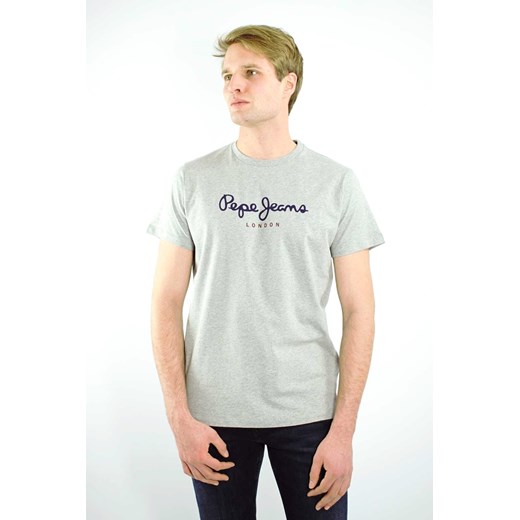 t-shirt męski pepe jeans pm500465 szary ze sklepu Royal Shop w kategorii T-shirty męskie - zdjęcie 106013003