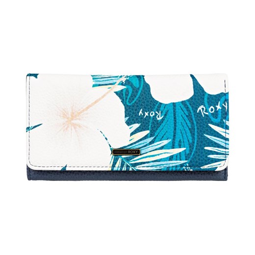 Portfel Roxy Hazy Daze mood indigo grange fleur 9×16,5×3,5 cm Snowboard Zezula