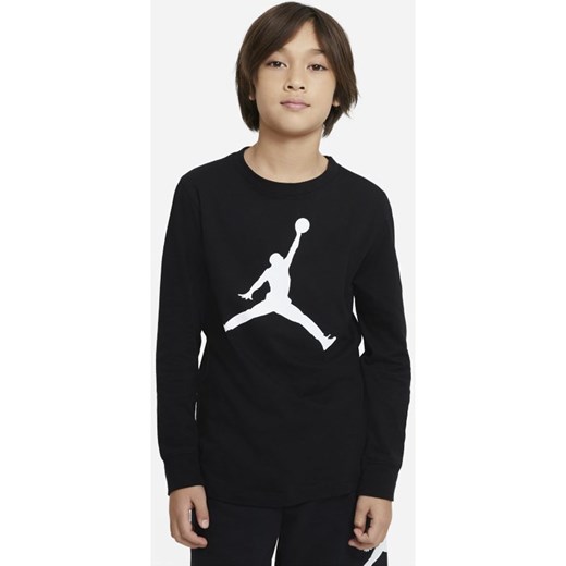 T-shirt z długim rękawem dla dużych dzieci (chłopców) Jordan - Czerń Nike S Nike poland
