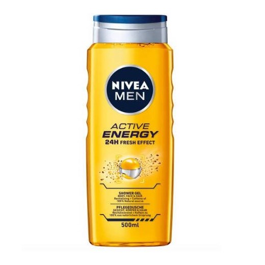 NIVEA MEN Żel pod prysznic ACTIVE ENERGY, 500ml Beiersdorf uniwersalny wyprzedaż drogeriaolmed.pl