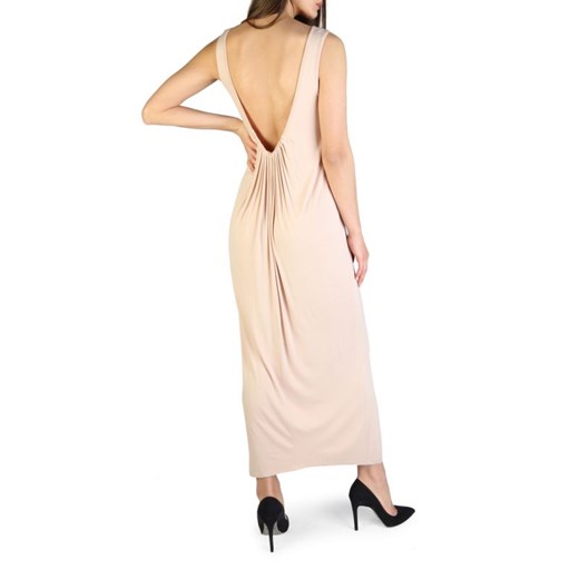 Sukienka Armani Exchange bez rękawów z okrągłym dekoltem maxi 