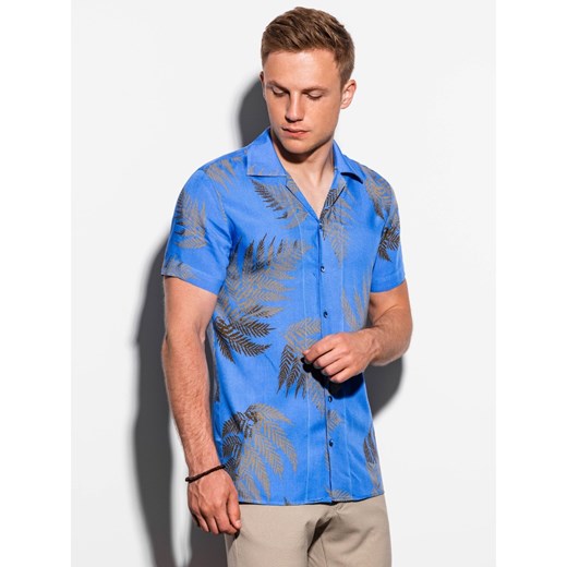 Ombre Clothing Men's shirt with short sleeves K558 Ombre M Factcool