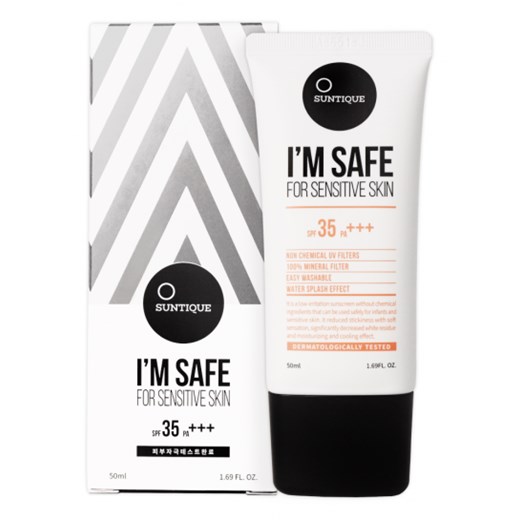 SUNTIQUE I'm Safe For Sensitive Skin SPF35+/PA+++ Krem przeciwsłoneczny do twarzy 50ml Suntique uniwersalny eKobieca.pl