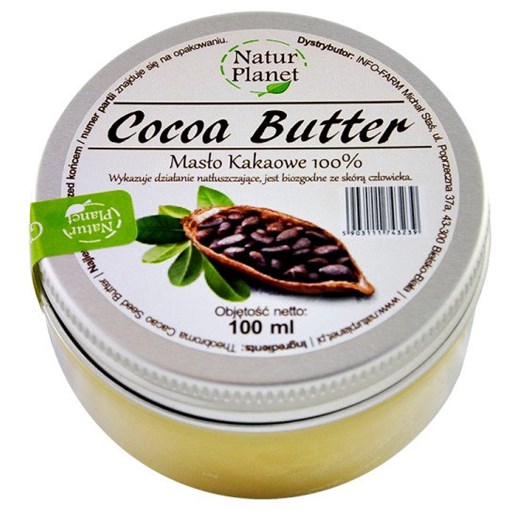 Natur Planet 100% Cocoa Butter - Masło kakaowe 100g Natur Planet uniwersalny eKobieca.pl