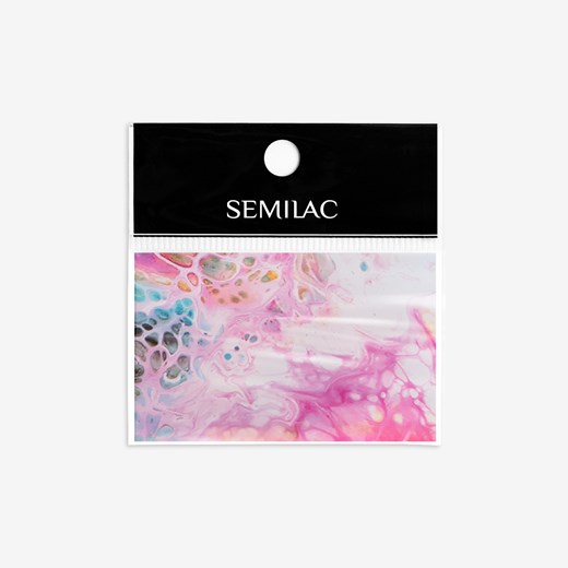 08 Semilac Nail transfer foil Rainbow Marble Semilac SEMILAC