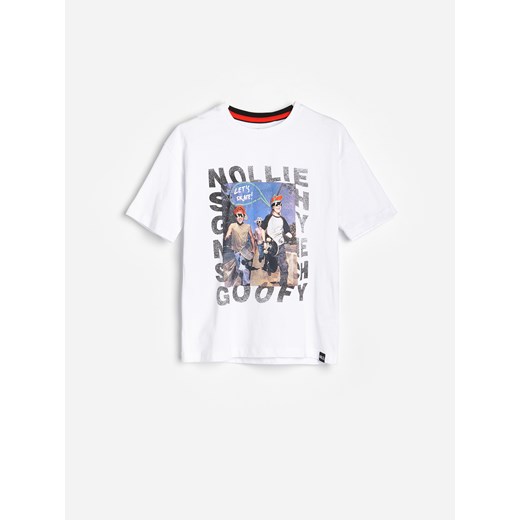 T-shirt chłopięce Reserved z nadrukami 