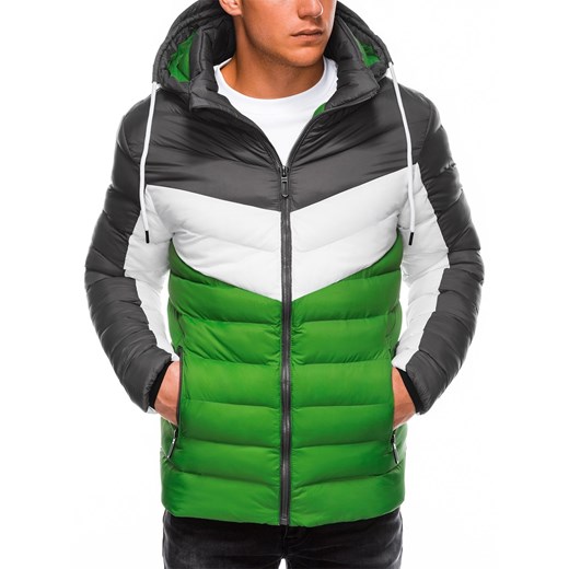 Ombre Clothing Men's winter quilted jacket C418 Ombre L Factcool