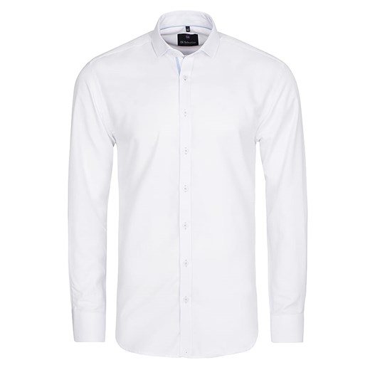 koszula męska di selentino biała slim fit ze sklepu Royal Shop w kategorii Koszule męskie - zdjęcie 106321273