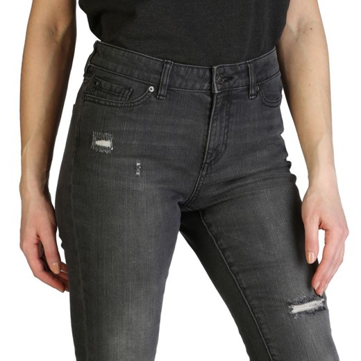 Armani Exchange jeansy damskie czarne bawełniane 