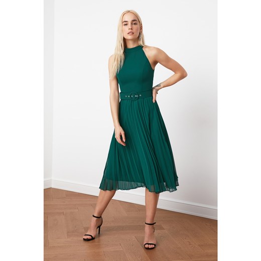 Trendyol Green Belt Dress Trendyol 36 Factcool