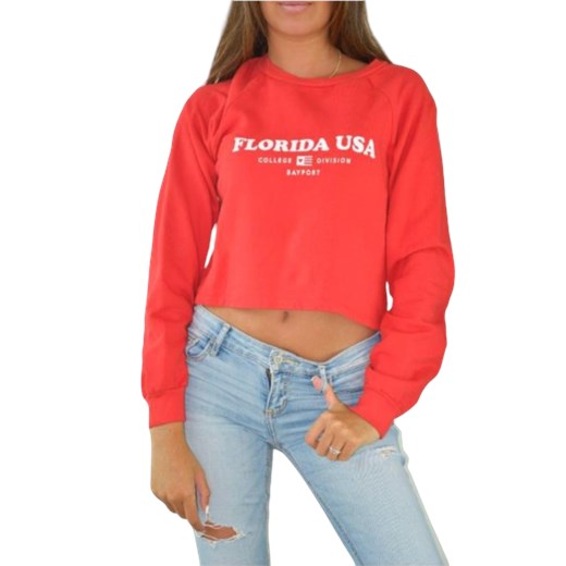 top damska bluza czerwona FLORIDA R La Bamba borse.pl