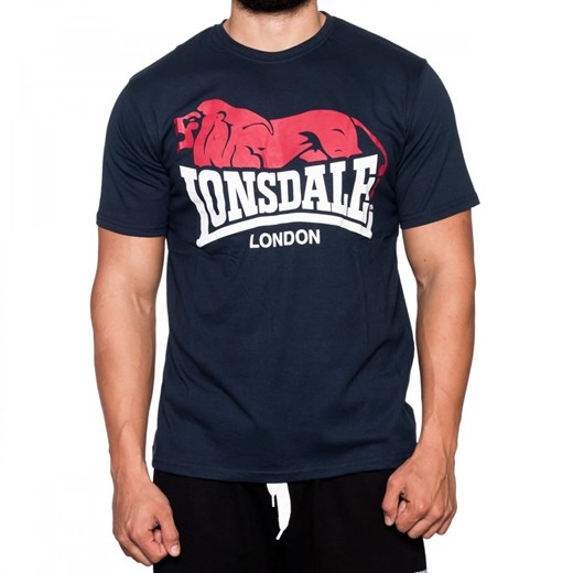 T-shirt męski Lonsdale bawełniany z krótkim rękawem 