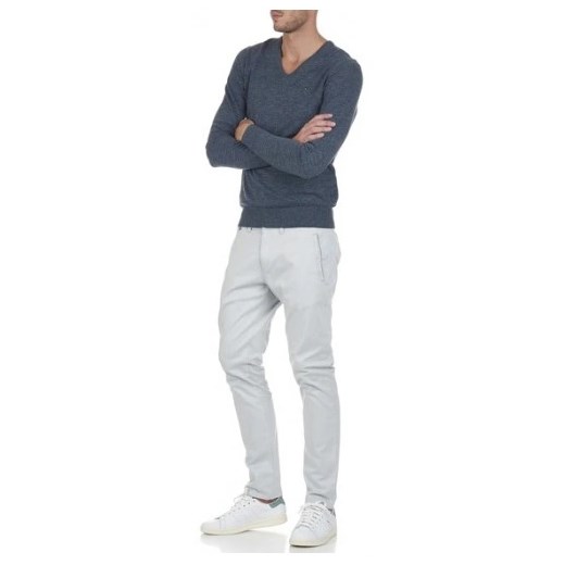 Sweter męski Tommy Hilfiger w serek bawełniany