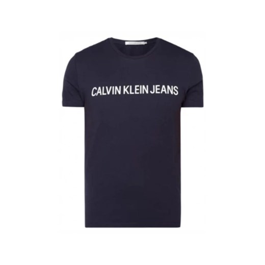 T-shirt męski Calvin Klein  C-neck Navy ze sklepu dewear.pl w kategorii T-shirty męskie - zdjęcie 106377122