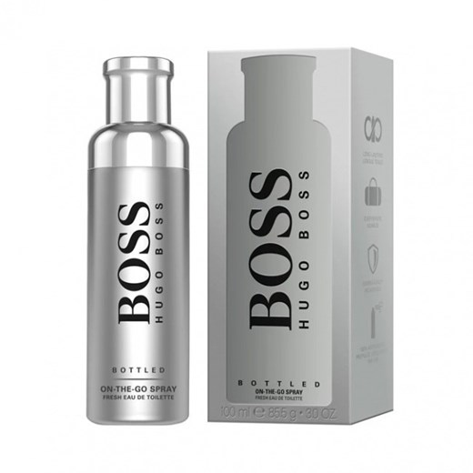 Hugo Boss, Bottled On The Go, woda toaletowa w sprayu, 100 ml Hugo Boss promocyjna cena smyk