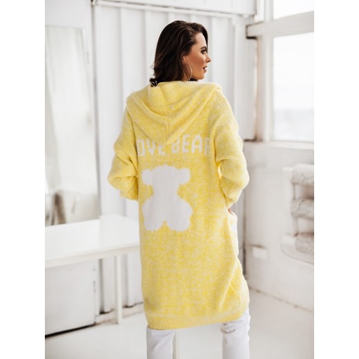 Sweter COCOMORE Love Bear żółty Cocomore Uniwersalny Neli Fashion