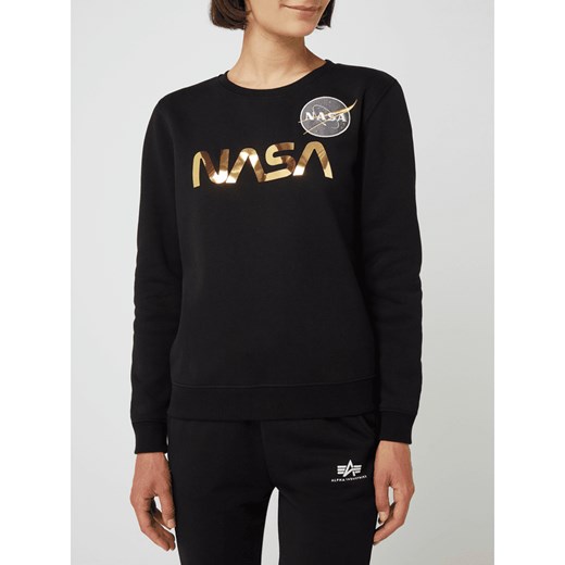 Bluza z nadrukiem NASA Alpha Industries M promocja Peek&Cloppenburg 