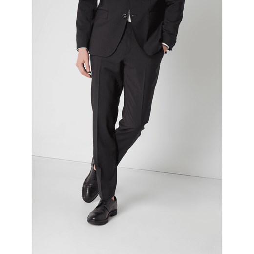Spodnie biznesowe o kroju regular fit z żywej wełny model 'Simmons' 110 Peek&Cloppenburg 