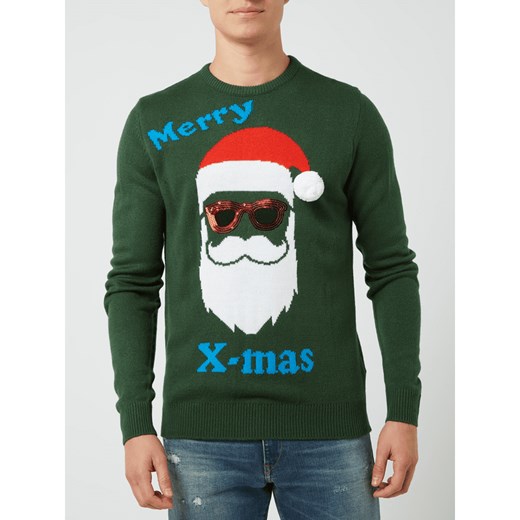 Sweter z bożonarodzeniowym motywem Montego XL Peek&Cloppenburg