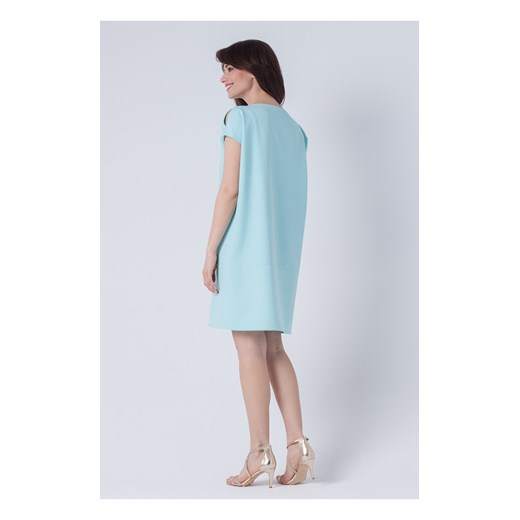 Mini Sukienka Oversize Melodie Miętowa S butik-choice