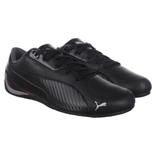 Buty sportowe męskie Puma czarne skórzane wiązane 