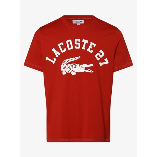 T-shirt męski Lacoste czerwony 