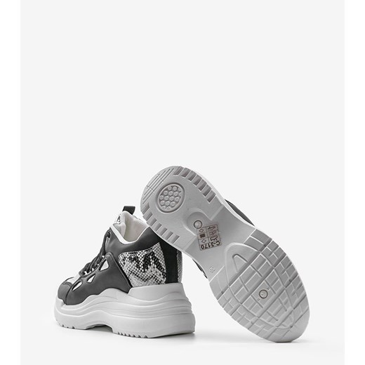 Buty sportowe damskie sneakersy w zwierzęcy wzór 