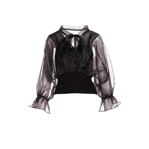 Czarna Bluzka Rhona Renee M/L Renee odzież