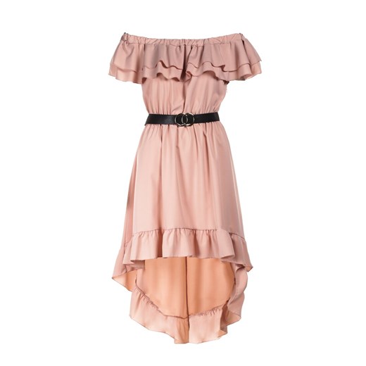 Różowa Sukienka Elilophi Renee S/M Renee odzież