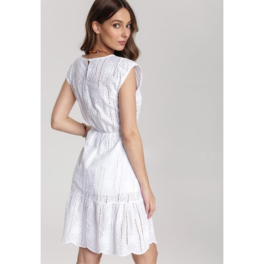 Biała Sukienka Mayadine Renee S/M Renee odzież