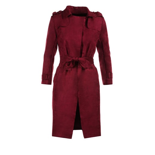 Bordowy Płaszcz Usinlenne Renee L/XL okazyjna cena Renee odzież
