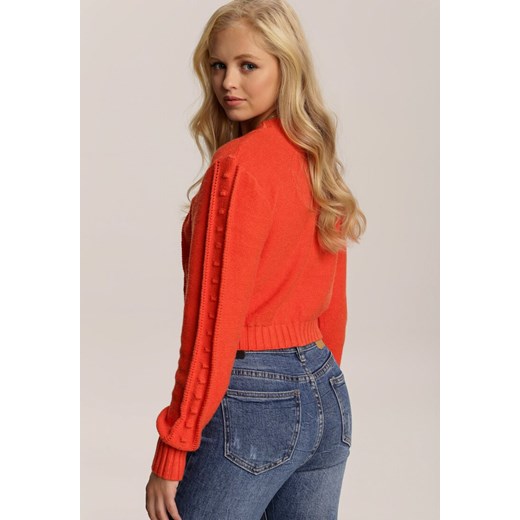 Pomarańczowy Sweter Daratrine Renee M/L okazja Renee odzież