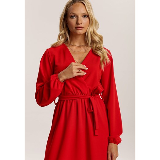 Czerwona Sukienka Elrinneth Renee S/M wyprzedaż Renee odzież