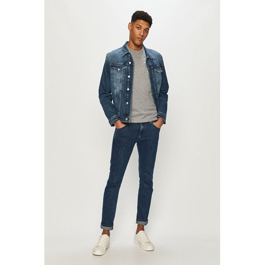 Kurtka męska Calvin Klein jeansowa w stylu młodzieżowym 