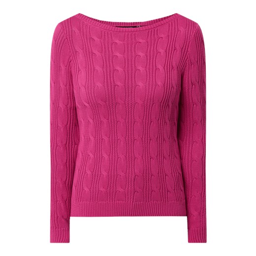 Sweter ze ściegiem warkoczowym XL promocyjna cena Peek&Cloppenburg 