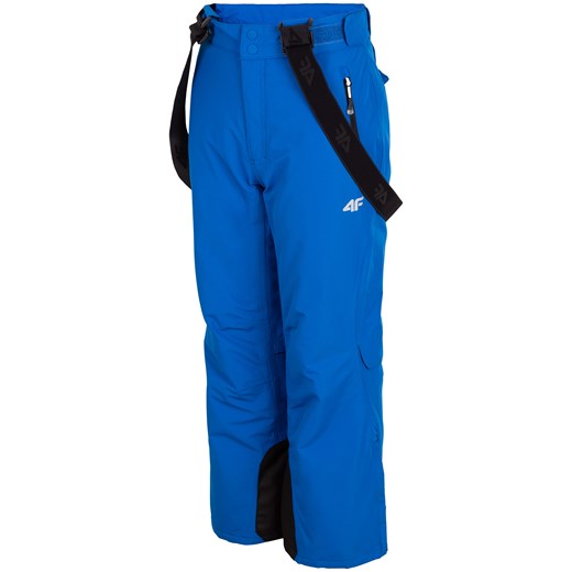 Spodnie narciarskie dla dużych dzieci (chłopców) JSPMN400 - kobalt 128 okazja 4F