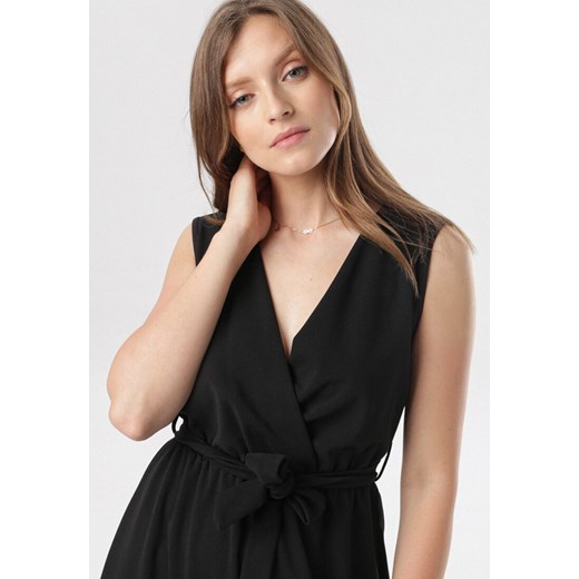 Czarna Sukienka Ocearith S/M promocyjna cena Born2be Odzież