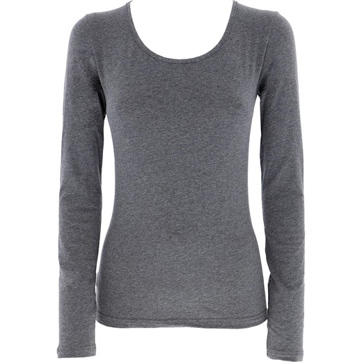 Bluzka damska Cotonella z okrągłym dekoltem z długim rękawem 