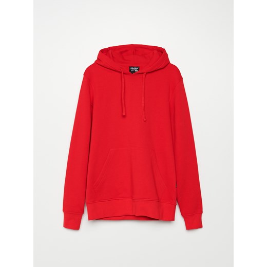 Cropp - Bluza z kapturem - Czerwony Cropp XXL Cropp