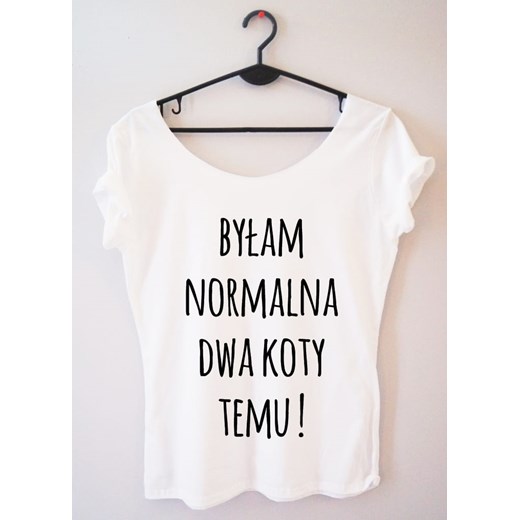 PROORIGINAL BLUZKA"byłam normalna dwa koty temu - prosty Time For Fashion XXS wyprzedaż Time For Fashion