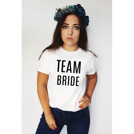 Koszulka Sizeme z napisem team BRIDE Time For Fashion XL Time For Fashion okazyjna cena