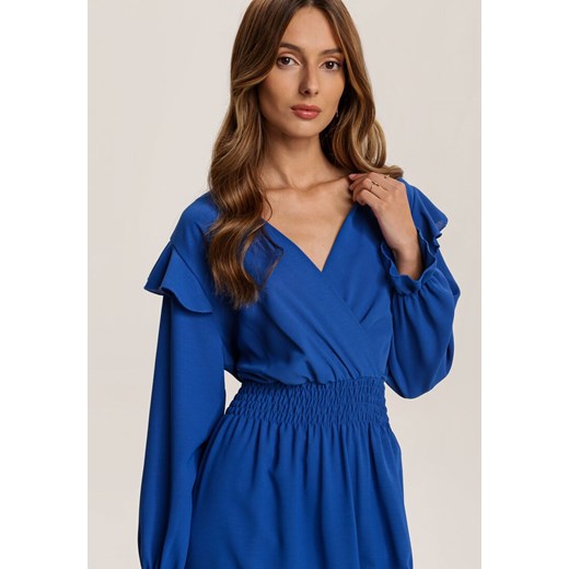 Niebieska Sukienka Lynnola Renee S/M Renee odzież