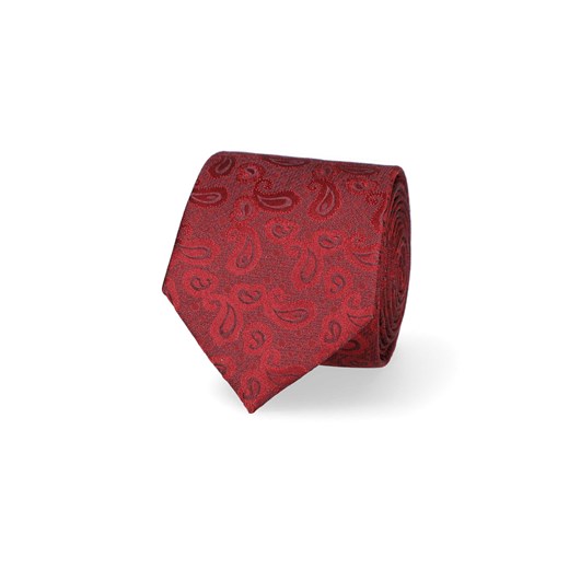 Krawat Czerwony Paisley Lancerto Lancerto S.A. okazyjna cena