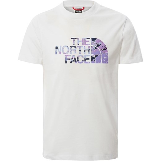 T-shirt chłopięce The North Face biały z krótkimi rękawami 
